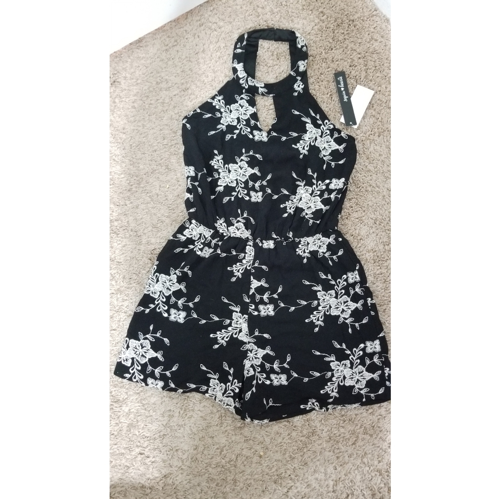 Black romper.